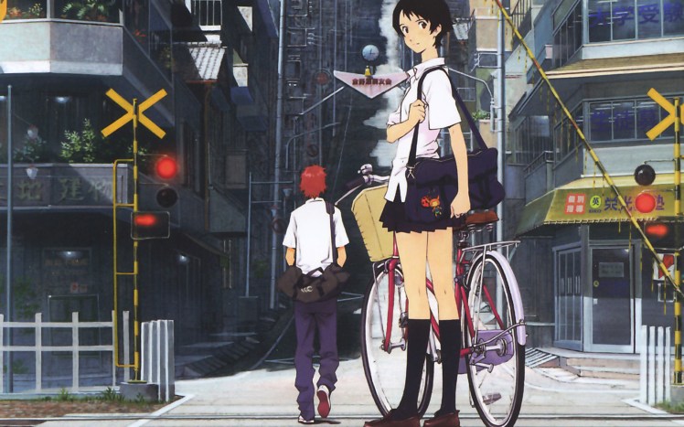 Cityscapes-Bicycles-Architecture-The-Girl-Who-Leapt-Through-Time-Buildings-Makoto-Konno-Chiaki-Mamiya-Fresh-New-Hd-Wallpaper-